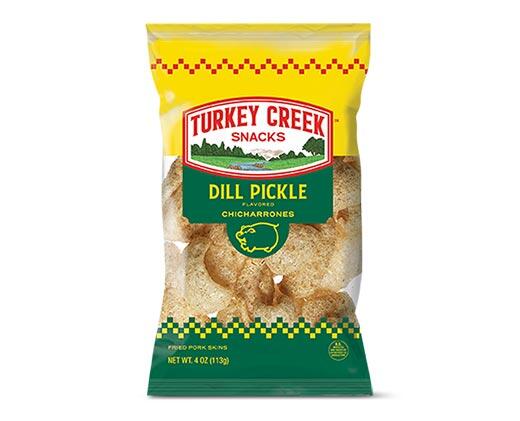 Turkey Creek 
 Dill Pickle or Chili Lime Pork Rinds