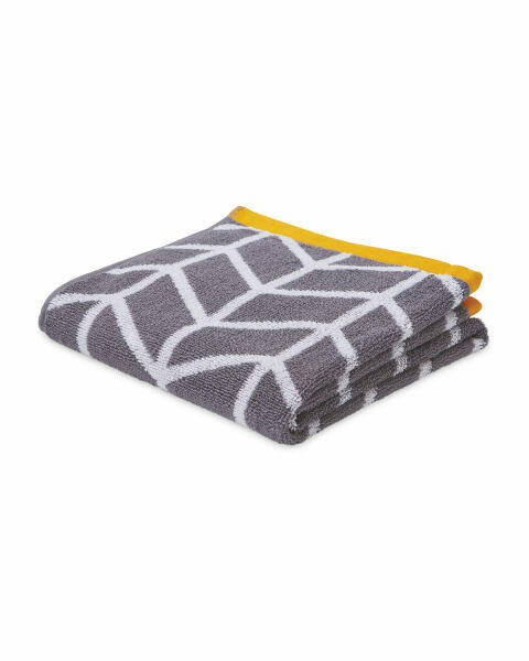 Chevron Patterned Hand Towel
