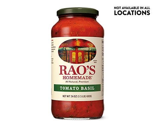 Rao's Homemade 
 Marinara or Tomato Basil Pasta Sauce