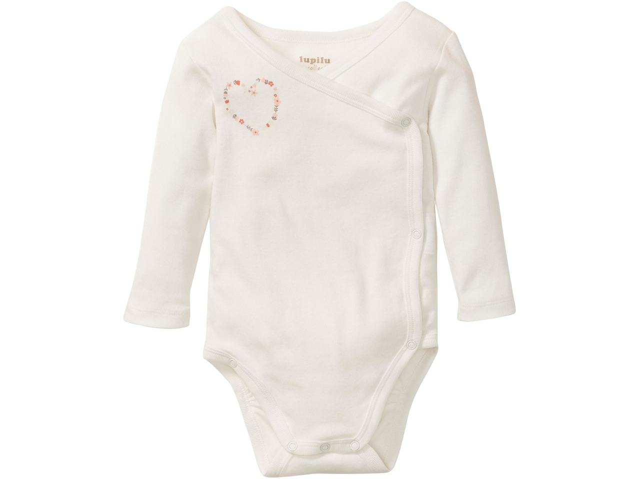 Baby Girl Long Sleeve Bodysuits, 2 pieces