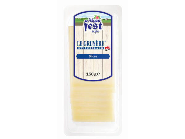 Fromage suisse en tranches