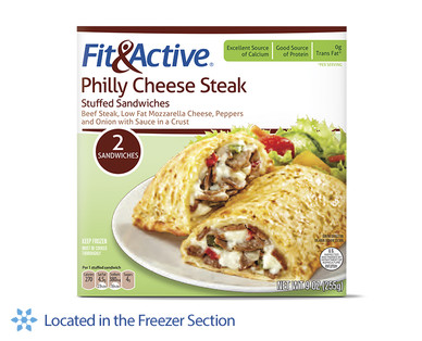 Fit & Active Lean Philly Cheese Steak Stuffed Sandwiches