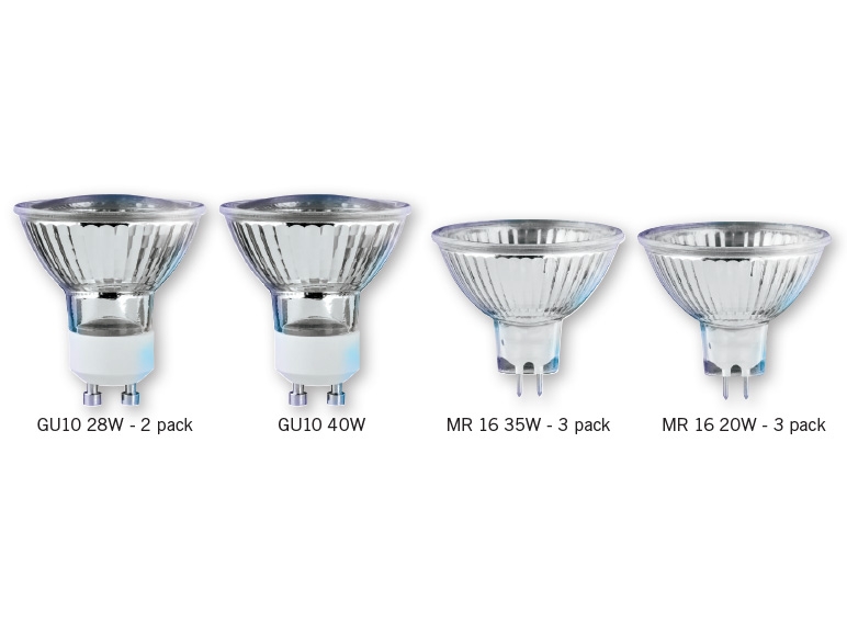 Livarno Lux(R) Halogen Reflector Energy Efficient Spotlight Bulbs