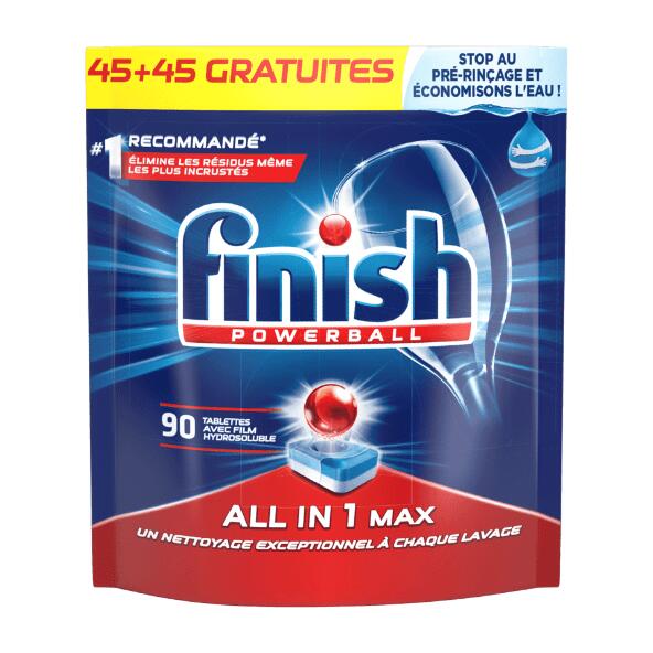 FINISH(R) 				Tablettes pour lave-vaisselle All in one Max