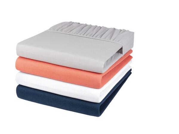 Jersey Fitted Sheet Set Double
