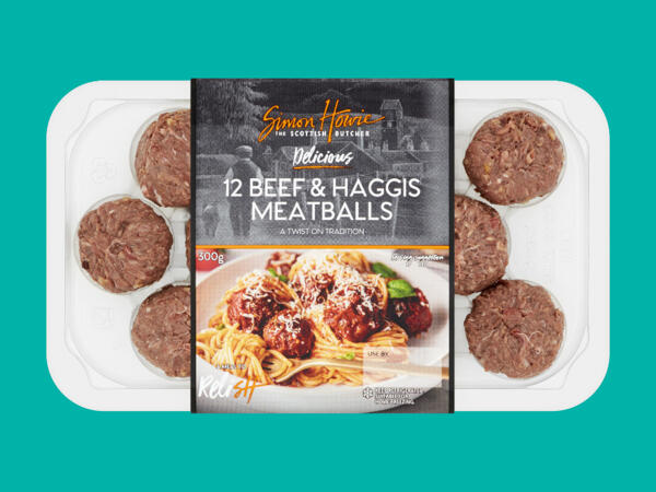 Simon Howie 12 Beef & Haggis Meatballs
