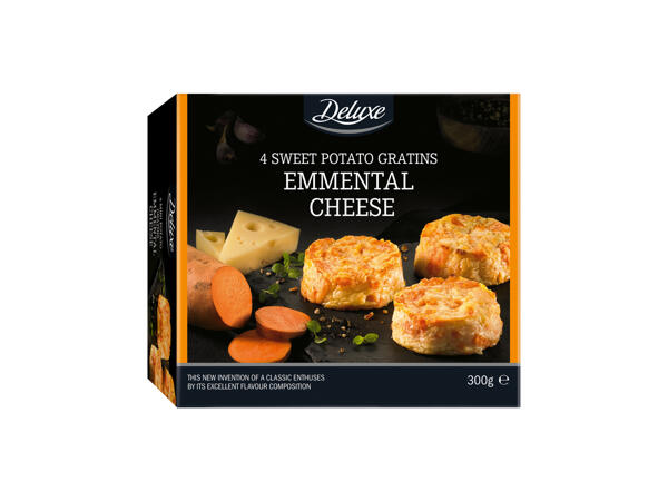 Emmental Cheese Sweet Potato Gratins