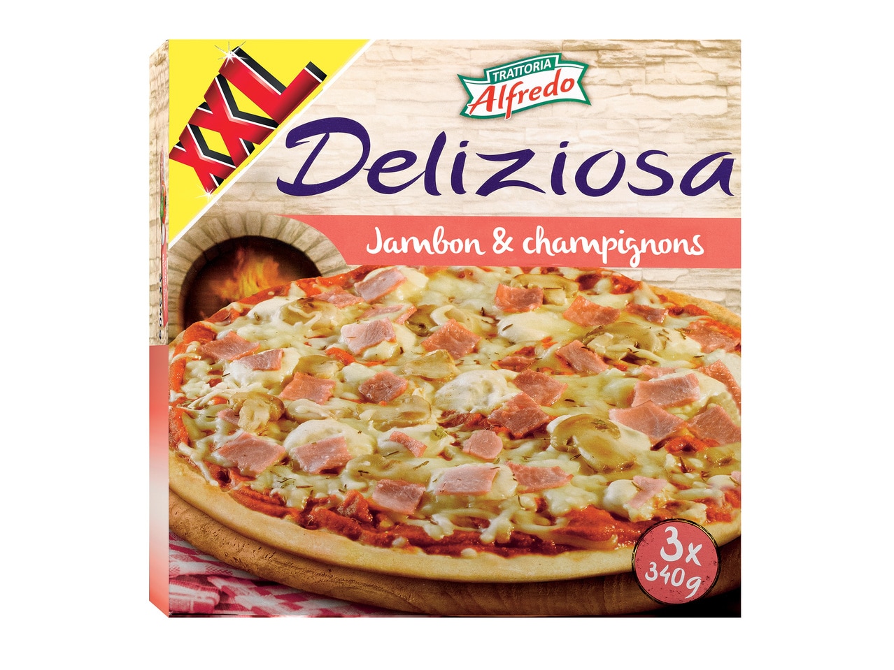 3 pizzas jambon-champignons1