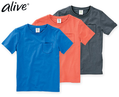 alive(R) Basic-T-Shirts, 3 Stück