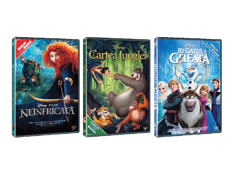 Desene animate Disney DVD, 12 titluri