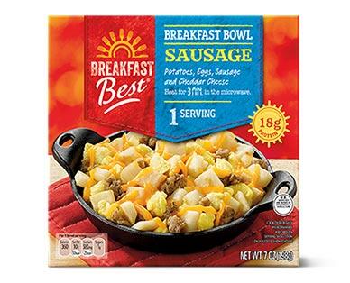 Breakfast Best 
 Sausage or Bacon Breakfast Bowls
