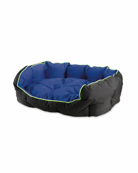 Blue/Black Water Resistant Pet Bed