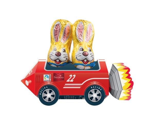 Easter Bunny in Car