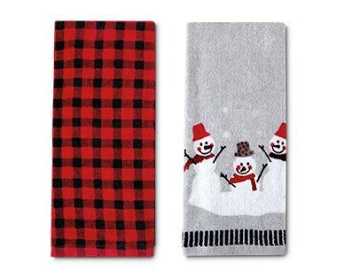 Merry Moments 2-Piece Holiday Towel Set
