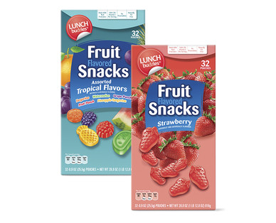 Lunch Buddies  Tropical Fruit or Strawberry Flavored Snacks