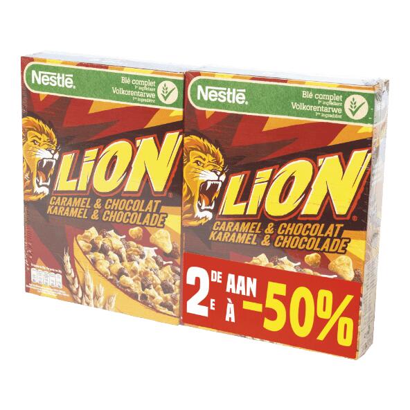 Lion Frühstückscerealien, 2er-Packung