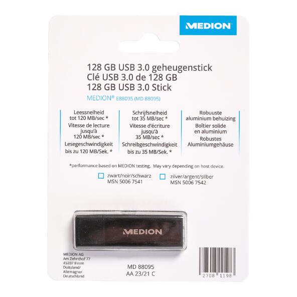 MEDION(R) 				Geheugenstick 128 GB