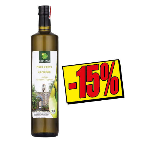 Huile d'olive extra Bio