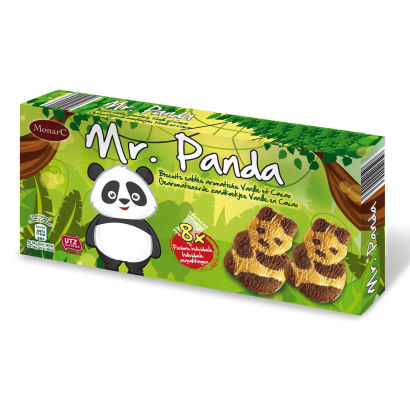 Biscuits panda, 8 pcs.