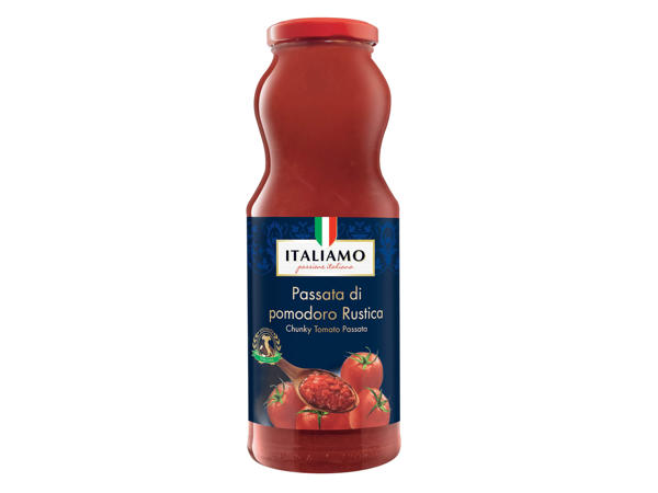 Purée de tomates ou sauce tomate au basilic