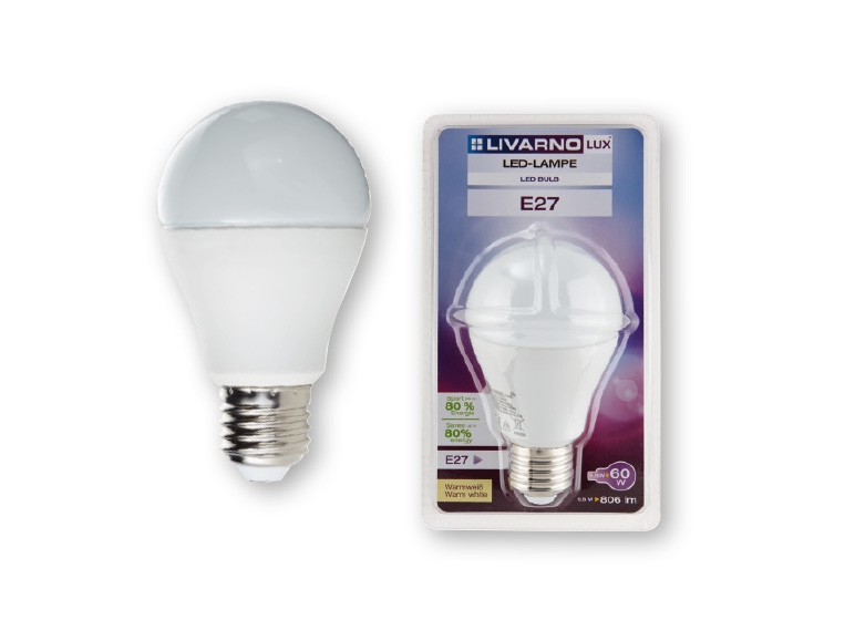 Livarno Lux E27 9.8W LED Light Bulb