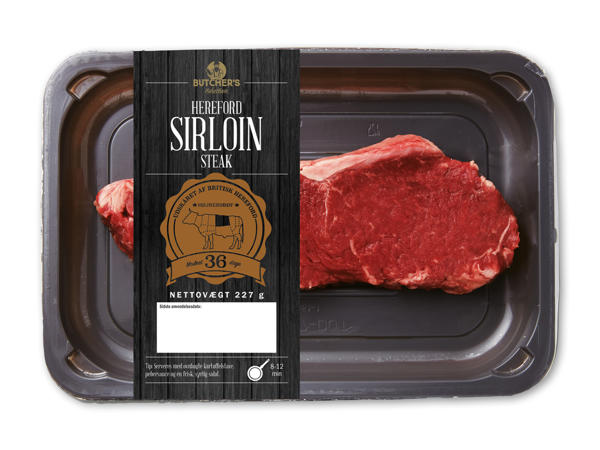 Hereford Ribeye- eller Sirloin steak