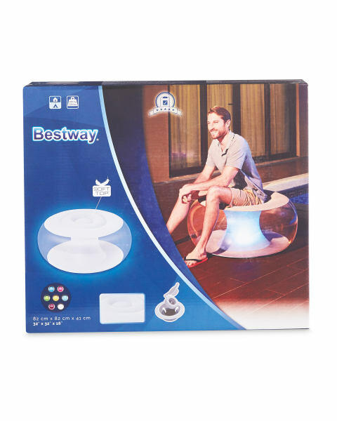 Bestway Inflatable LED Ottoman