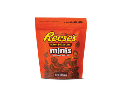Hershey's Reese's Peanut Butter Cups or Kit Kat Minis