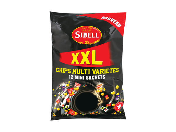 Chips aromatisées multi variétés XXL