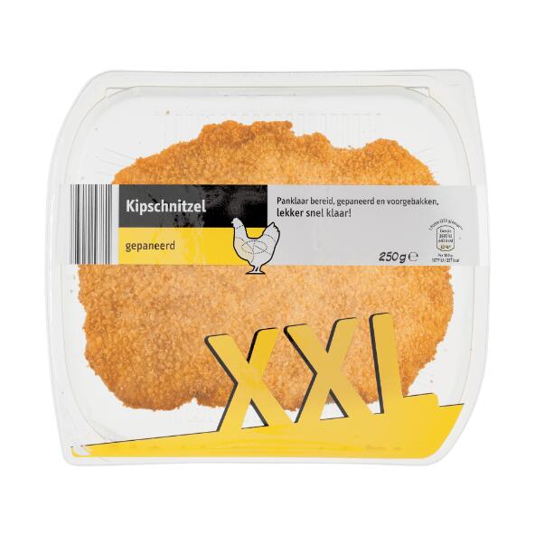 Varkens- of kipschnitzel XXL