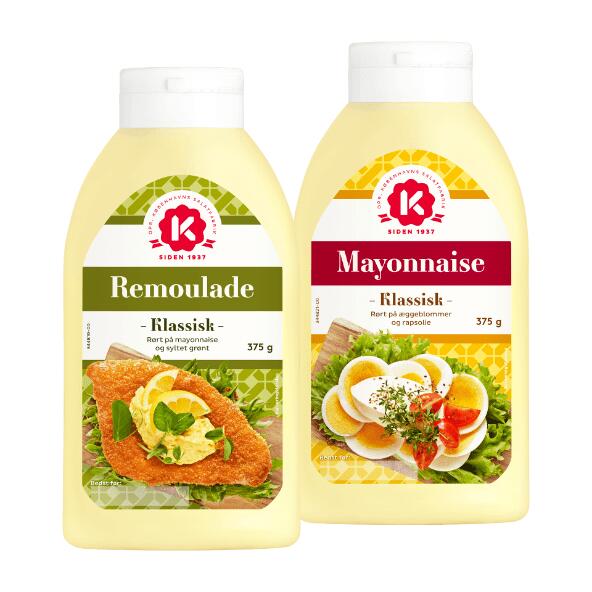 K-SALAT 	 				Remoulade eller mayonnaise