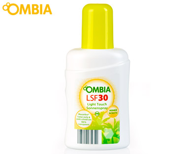 OMBIA Light Touch Sonnenlotion oder Sonnenspray, LSF 30