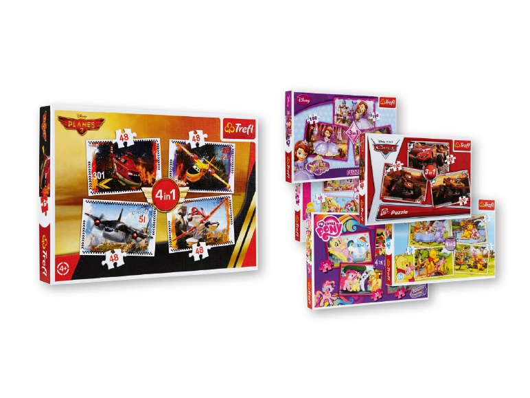 Trefl(R) Kids' 3-in-1/4-in-1 Character Puzzle