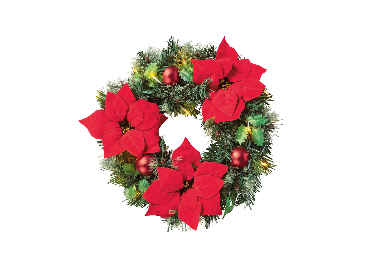 Melinera LED Christmas Wreath1