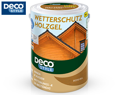 DECO STYLE(R) Wetterschutz-Holzgel, 5 l