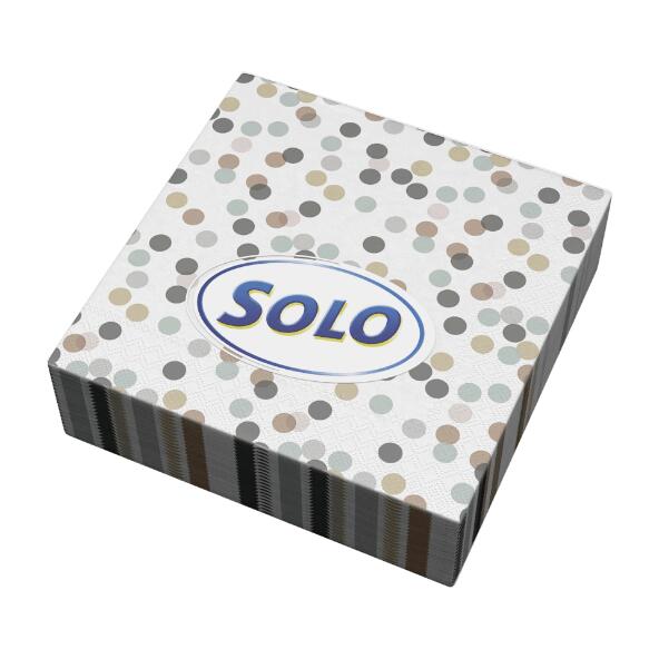 SOLO(R) 				40 serviettes décorées en papier