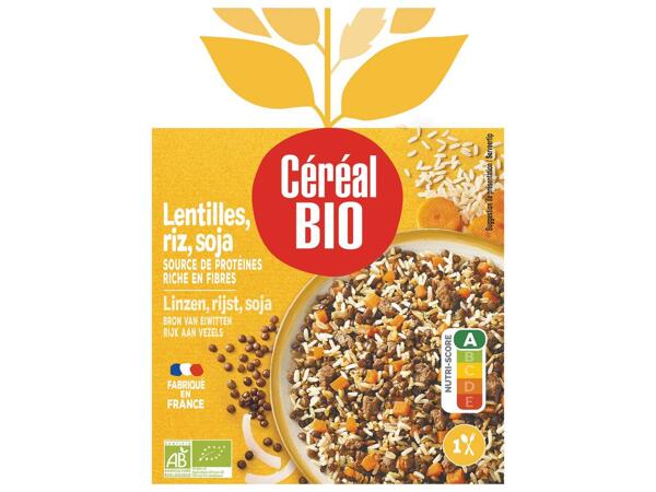 Céréal Bio lentilles riz et soja