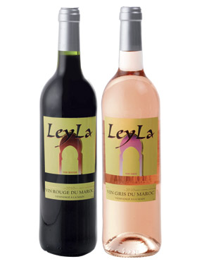 Vin rouge ou gris du Maroc Leyla 2011*