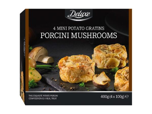 Potato Gratin with Porcini Mushroom