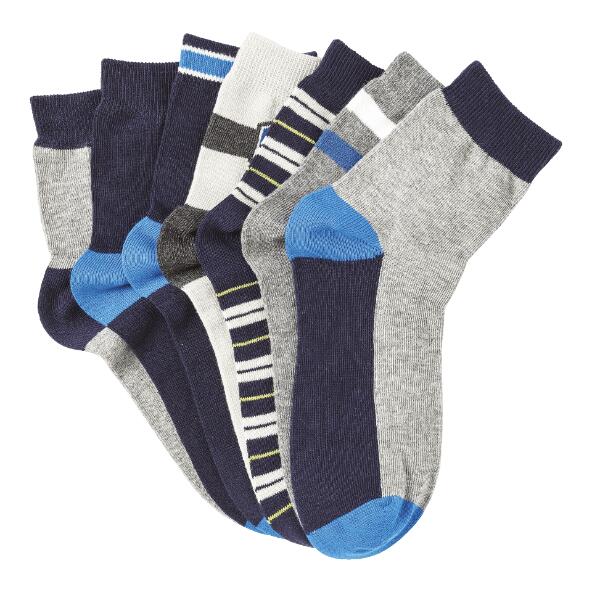 Socken für Kinder, 7er-Packung