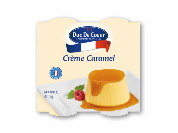 DUC DE COEUR Créme caramel - Lidl — Danmark - Specials archive