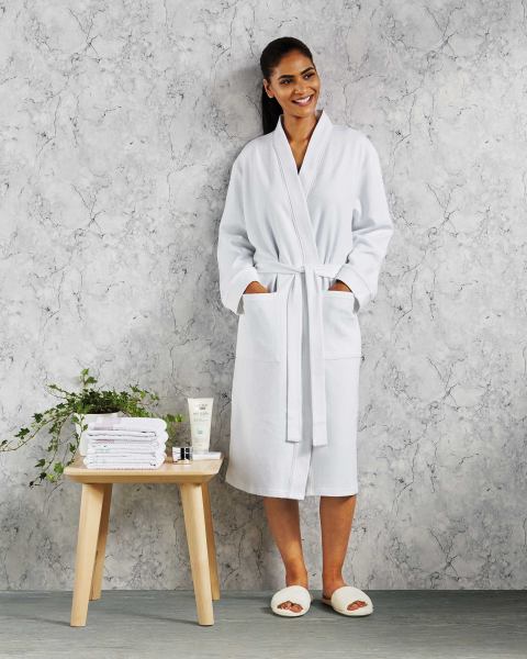 Avenue Ladies Waffle Dressing Gown