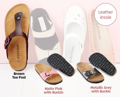 Ladies' Footbed Sandals