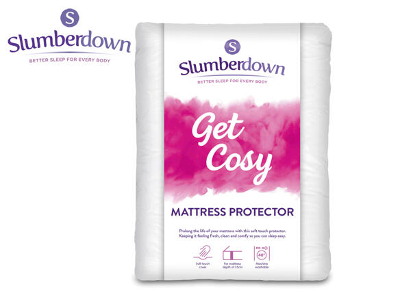 slumberdown super snug mattress protector double