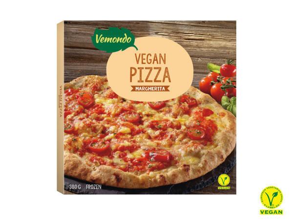 Vegansk margherita-pizza