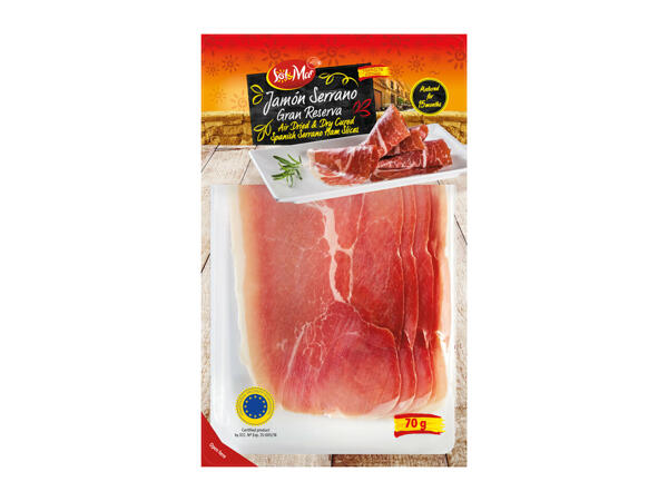 Sol & Mar Gran Reserva Serrano Sliced Ham