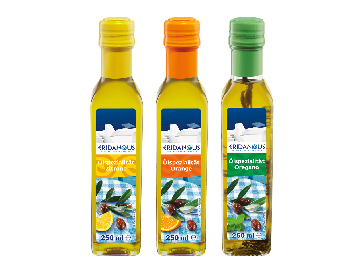 Specialità di olio d'oliva