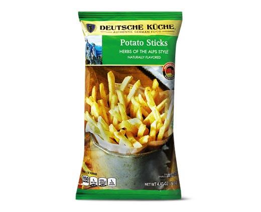 Deutsche Küche 
 Herbs of the Alps or Hash Brown Style Potato Sticks