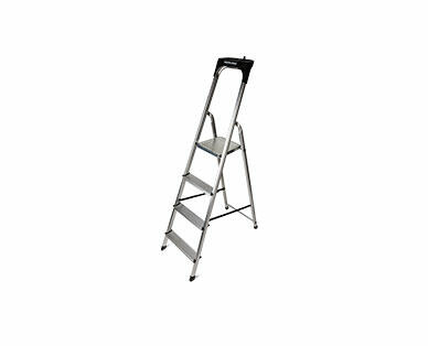 WORKZONE 4-Step Aluminum Ladder