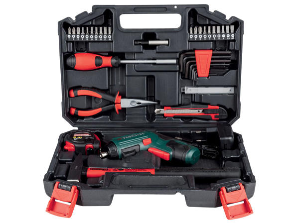 Tool Set with Cordless Screwdriver